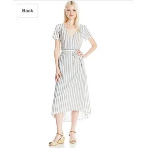 Billabong cotton wrap dress w/ Hi-Lo hemline